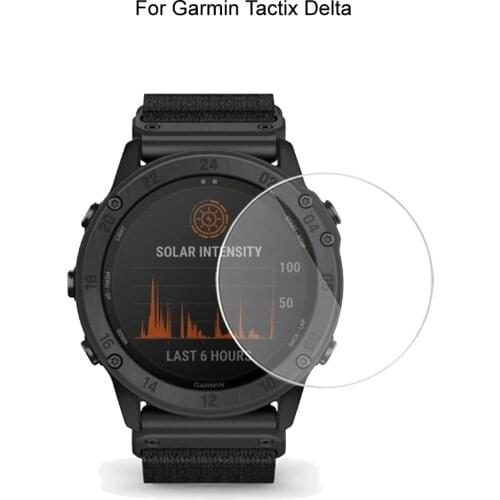 For Garmin Tactix Delta Smart Watch 2.5D Tempered Glass Screen Protector Protective Film Anti Scratch HD Clear