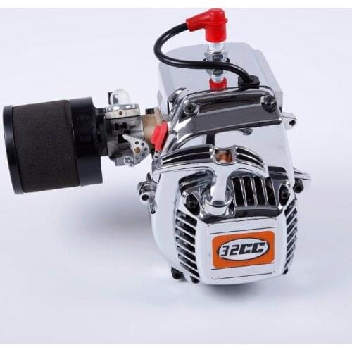 32cc 2-stroke 4 Bolts Engine with Air Filter for 1/5 Hpi Rovan KM Baja Losi 5ive-t FG MCD REDCAT DDT FID TRUCK Rc Car Parts