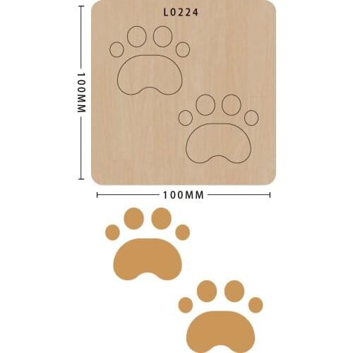 Logo Knife Mold Mold Wood Mold Decoration, Model L0224, Suitable For Common Die Cutting Machines On The Market