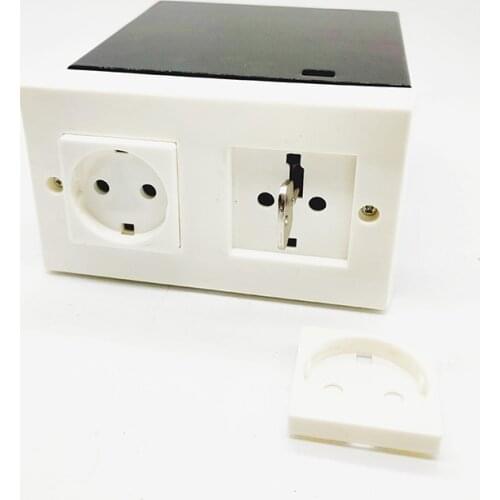 Imitation Double Plug European Standard Socket Wall Safe Security Secret Hidden Stash Box with a food grade smell proof bag