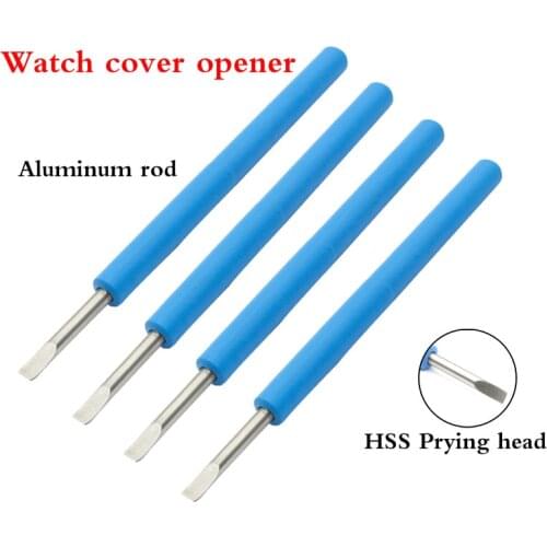 HSS Remover Watch Battery Opener Tools Pry Knife Metal Handle Clock Watch Tools Back Cover Opener Watch Repair Watchmaker Tool