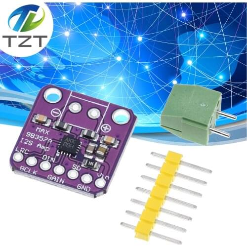 MAX98357 I2S 3W Class D Amplifier Breakout Interface DAC Decoder Module Filterless Audio Board For Raspberry Pi ESP32