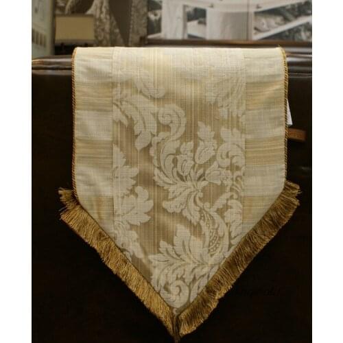 Classic luxury two-headed tiara decoration table flag,table runner bed towel tablecloth table bunting fabric