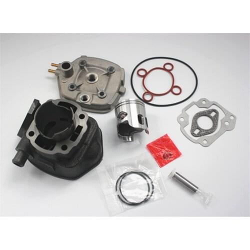 Motorcycle 70cc Cylinder Gasket Kit With 10mm Pin Piston Kit For Yamaha Aprilia Aerox Jog Sr 50 Water Cool Cylinder