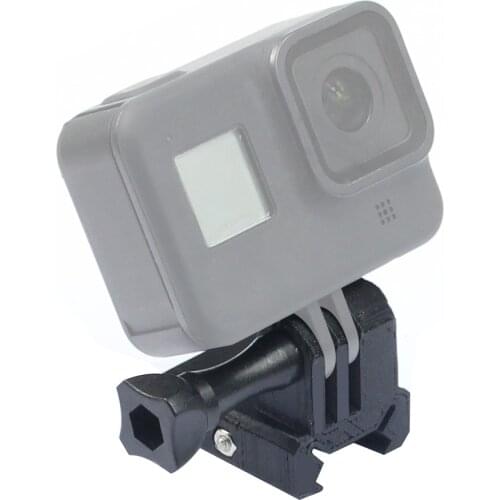 20mm Picatinny Rail Connection Mount 3D Printing PLA with Long Screw for GoPro Hero 9 8 7 6 5 SJcam YI EKEN Action Camera