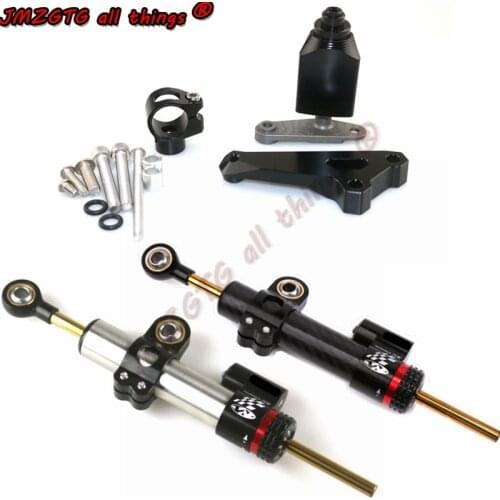Motorcycle CNC Stabilizer Damper Complete Steering Mounting Bracket For BMW S1000R 2014 2015 2016