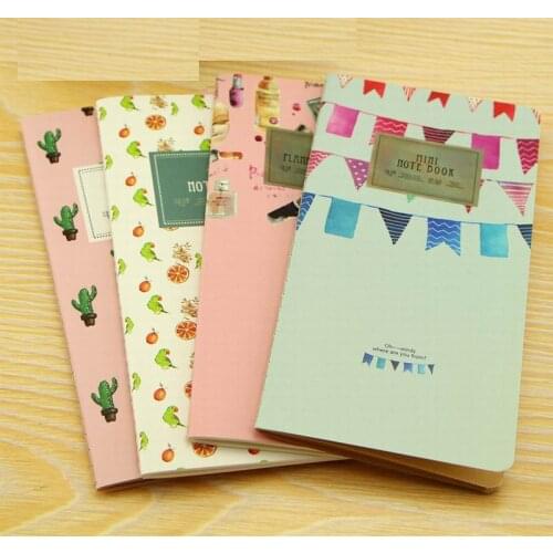 200 pcs New 24 Sheets Cactus Cherry Week Planner Notebook To Do List Notebooks Blank Memo Pad School Supplies