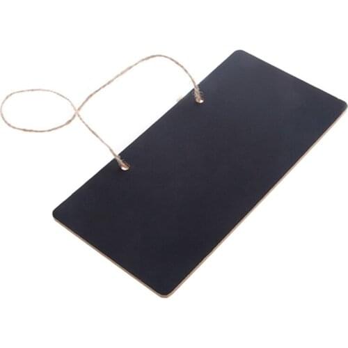 Hanging Blackboard Chalkboard Message Memo Chalk Board Home Party Wedding Decor L4MB