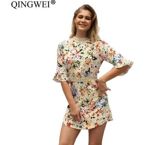 QINGWEI Loose Summer Dresses