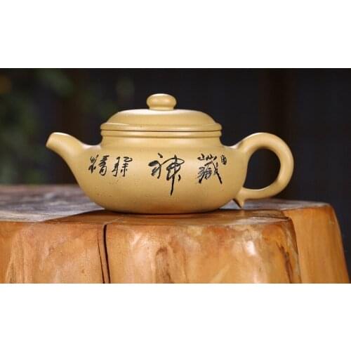 Recommended Huang Longshan gold mud all hand antique pot of 160 ml hand kung fu tea mixed batch