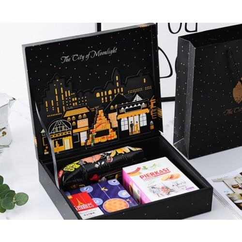 Luxury magnetic closure foldable rigid paper packaging box,Custom cardboard book shape gift box with foam insert ---PX11707