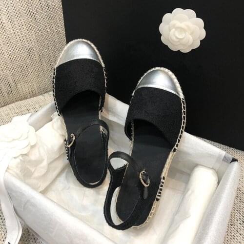 New style bohemian fishermen ankle strap summer sandals women woven hemp sandals