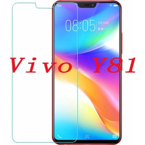 Smartphone 9h Tempered Glass for Vivo Y81 Explosion-proof Protective Film Screen Protector cover phone