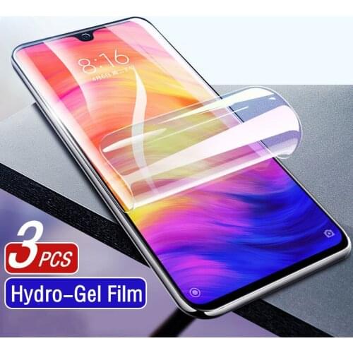 3Pcs Anti Blue Ray Hydrogel Screen Protector Film For Samsung S7 S6 Edge Plus Soft Film for Galaxy S8 S9 S10 Plus Not Glass