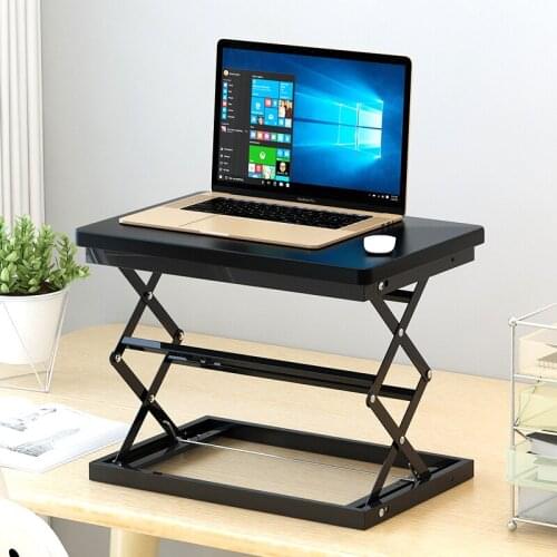 Stand up computer lift table / desktop computer table / folding notebook desk / desk mobile table