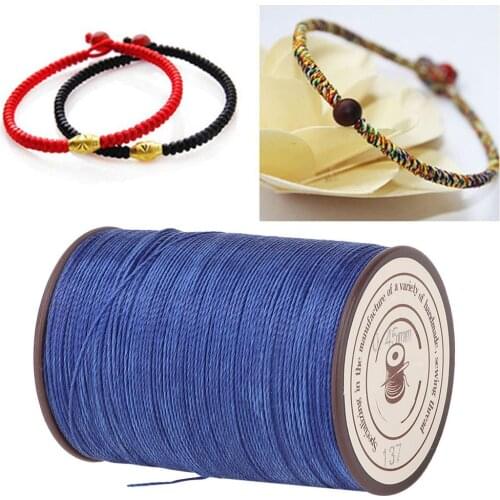 0.45mm 160m/Roll Waxed Thread Leather Sewing Wax Cord Handwork Knitting Craft Wax Thread Durable DIY Sewing Threads