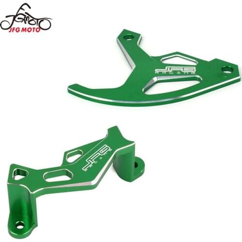 Motorbike Motorcycle Rear Brake Caliper Disc Rotor Shield Cover Protector For Kawasaki KX250F KX450F KLX450R KX 250F 450F KLX