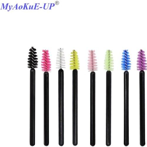 200 pcs Disposable Mascara Wands Applicator One-off Eyelash Mini Brushes For Eyelash Extension Makeup Brushes