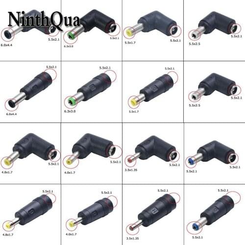 5.5 x 2.1mm Female DC Power Jack To 6.5*4.4/4.8*1.7/4.0*1.7/3.5*1.35/2.5*0.7/5.5*1.7/6.3*3.0mm Male DC Plug Connector