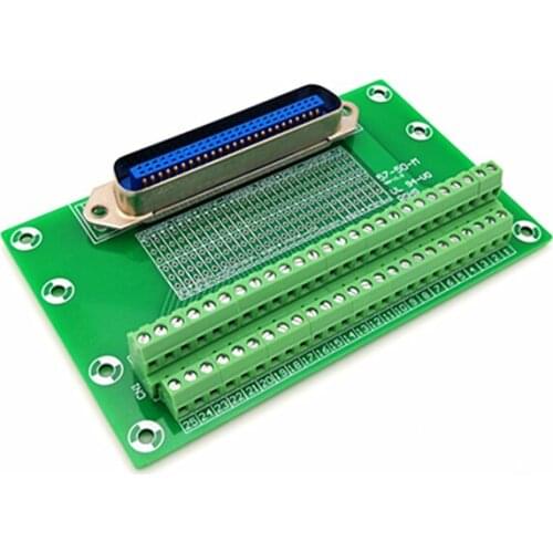 57 Series 50-Pin 0.085" Vertical plug-in Male Header Connector Breakout Board