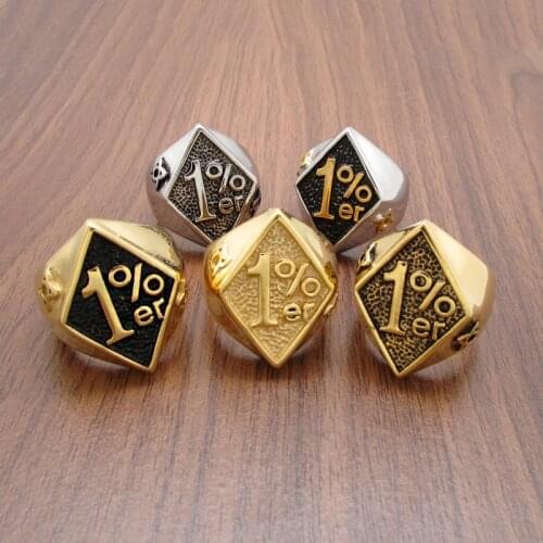 Free Shipping Cool 316L Stainless Steel Silver color Black Biker Flame Seven Lucky Ring Boy Motorcycle Biker Band Party 7 Rings