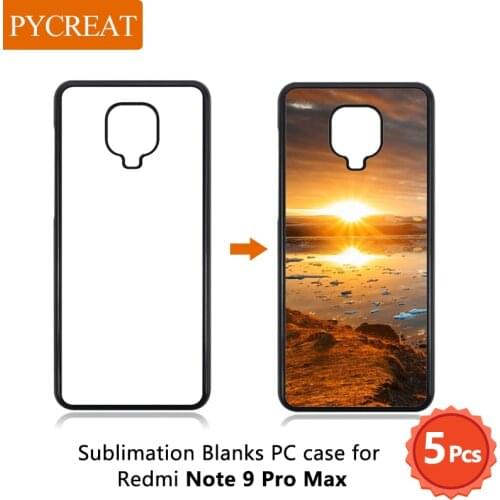 2D PC Sublimation Blanks case for RedMi Note 10 Pro 9 Pro Max 9S Redmi 9T 4A 5 Plus note 5 6 7 8 9 10 pro Print Transfer Armor