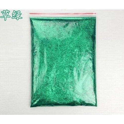 Free Shipping Normal Series Green glitter powder Flash powder,500g/bag,Environmental protection,Nail Art Cosmetic Material
