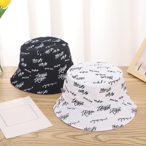 2021 Double-Sided Fisherman Cap Women Mens Panama Hat Fisherman Hats Reversible Sun Protection Cap