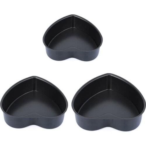 6/8/10 Inch Non Stick Heart Pie Pizza Cake Pan Tart Mold Removable Bottom Baking