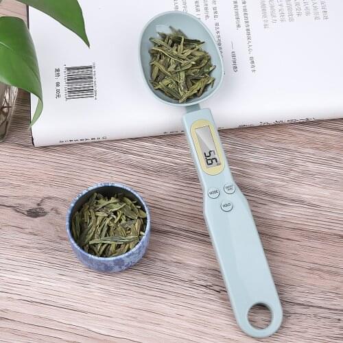 500g/0.1g Kitchen Scale LED Digital Measuring Spoons Scale Electronic Spoon Weight Volumn Food Scale Measuring Tool