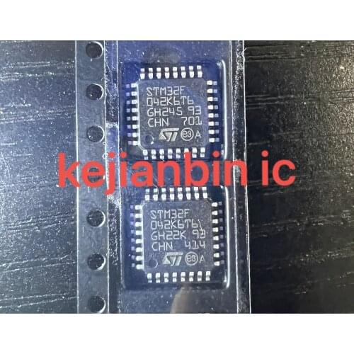 5pcs/lot STM32F042K6T6 LQFP32 single chip microcomputer 32-bit microcontroller chip original free shipping