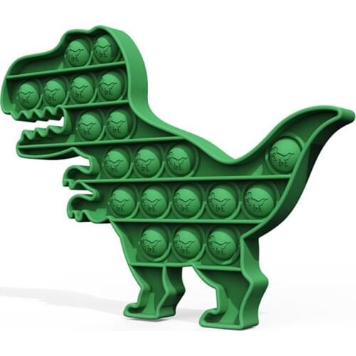 Autism Special Needs Push Bubble Sensory Fidget Kids Parent-child Interaction Toys Dinosaur Silicone Puzzle Toy