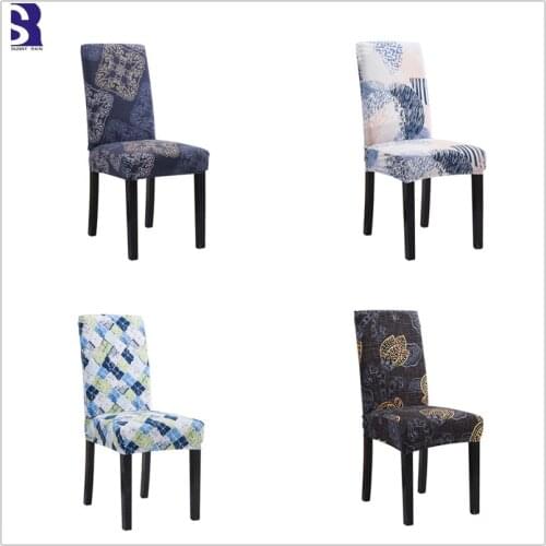 SunnyRain 4/6-Piece Dining Chair Cover Stretch Chair Covers Spandex
