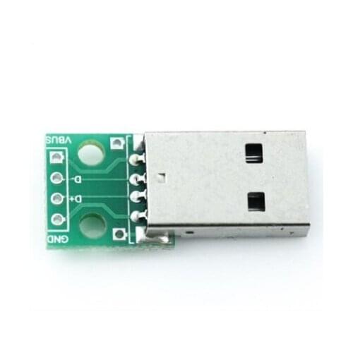 USB2.0 Male to 4P DIP switch DIP adapter board module USB adapter plate wholesale USB-0