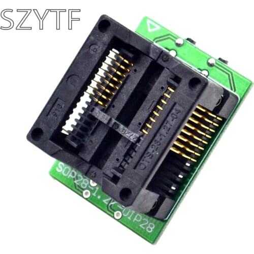 Top Quality Chip programmer SOP16 adapter socket SOP16 to DIP28 ots16 (28) -1.27-04