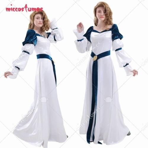 Odette Cosplay Women Long Dress Elegant Halloween Dress Women Cosplay Dress Princess