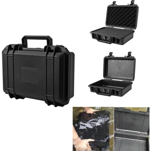 295*205*91mm Safety Instrument Tool Box Impact Resistant Safety Case Equipment Box Sealed Waterproof Shockproof with Foam