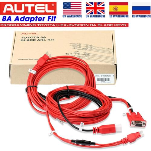 Autel 8A Non-Smart Key All Keys Lost Adapter Work with APB112 Emulator & G-Box2