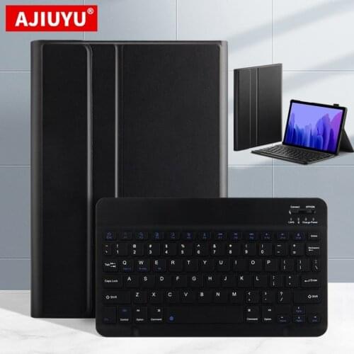 Bluetooth keyboard Case For Samsung Galaxy Tab A7 10.4 SM-T500 SM-T505 T507 Tablet PC Protective keyboard Cover PU Leather Case