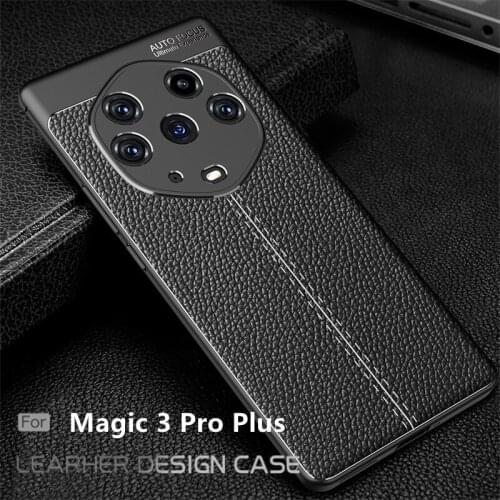 For Cover Honor Magic 3 Pro Plus Case TPU Leather Case For Honor Magic 3 Pro Plus Coque For Huawei Honor Magic 3 Pro Plus Fundas
