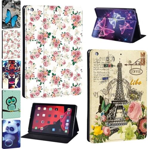 Tablet Stand Cover Case for Apple IPad 5 /6 /7 /8th /Mini 1 /2 /3 /4 /5 /Ipad 2 /3 /4 PU Leather Old Image Print Series Pattern