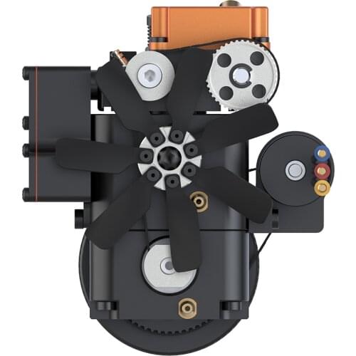 Toyan Four Stroke Methanol Model Engine with Water-cooled Channel for 1:10 1:12 1:14 RC Car Boat Airplane - FS-S100(W)