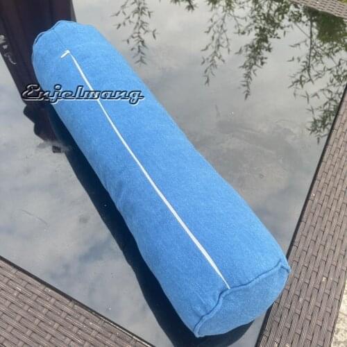 Long Cushion Cylindric Sofa Cushion Multi Function Leg Neck Pillow Breathable Waist Pillow Long Stuffed Doll