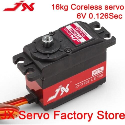 JX servo RC Hobby PDI-6115MG 15kg 6V 0.126Sec High speed Standard Digital Coreless Servo Motor Robot UAV Hobby Education Parts