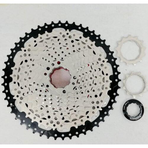 MTB 11 Speed Cassette 11s 11-50T L Mountain Bike Freewheel Wide Ratio For Parts M7000 M8000 M9000 SUNRACE Bicycle FreewheelParts