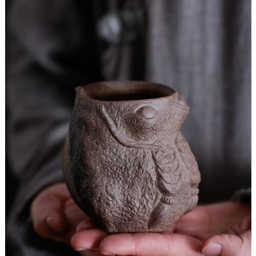 Burn Pitcher Handmade Retro Japanese Style Stoneware Public Cup Fair Cup Tea Pot Ceramic Kung Fu Tea Set Tea Set Siteel