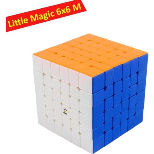 YuXin Little Magic 6x6 M Magnetic Cube ZhiSheng speed cube little magic cubo magico magnetic puzzle gift kids toys for Children