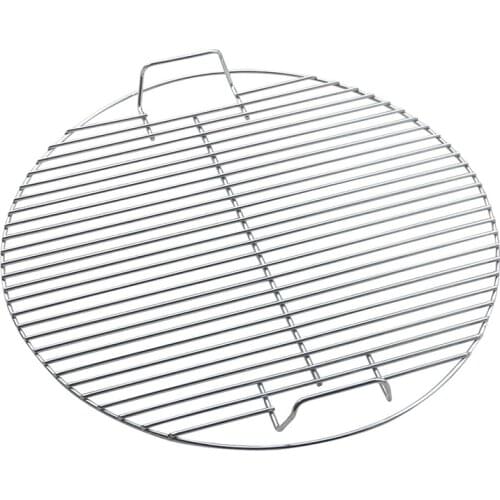 Nonstick Metal Steel Grilling Mesh BBQ Round Meshes Replacement Wire Net Cooking Baking Grate BBQ Accessories 17.5"