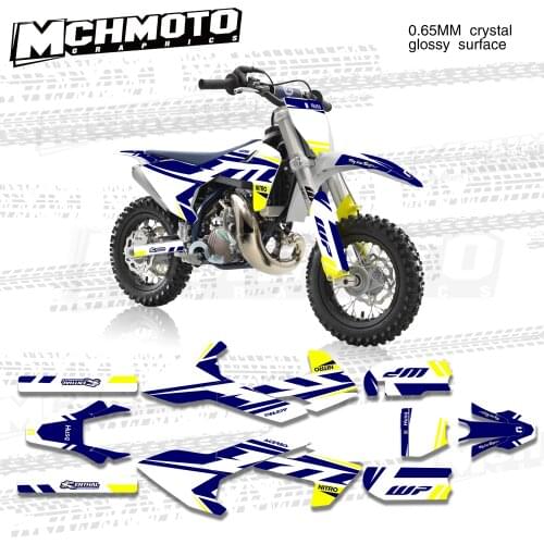 MCHMFG Motorcycle Team Graphic Decal & Sticker Kit DECO For Husqvarna TC50 2017 2018 2019 2020 Stickers