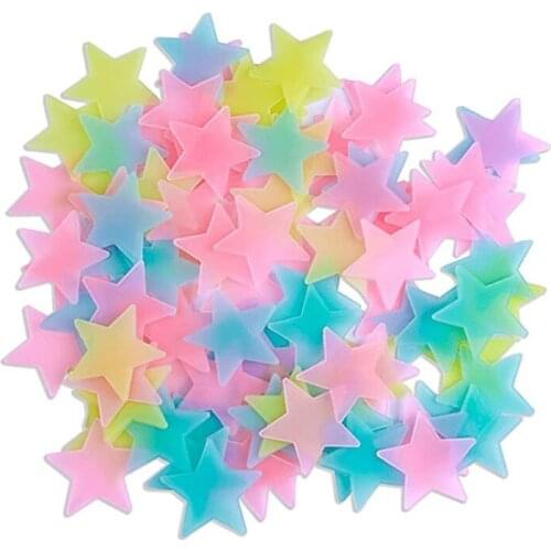 Glow In The Dark 3D Star Wall Stickers Glow In The Night Luminous Wall Stickers for Kids Room, Ceiling, Home Decoration